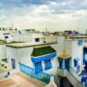 Tunezja. Sidi Bou Said - słynne błękitne miasto